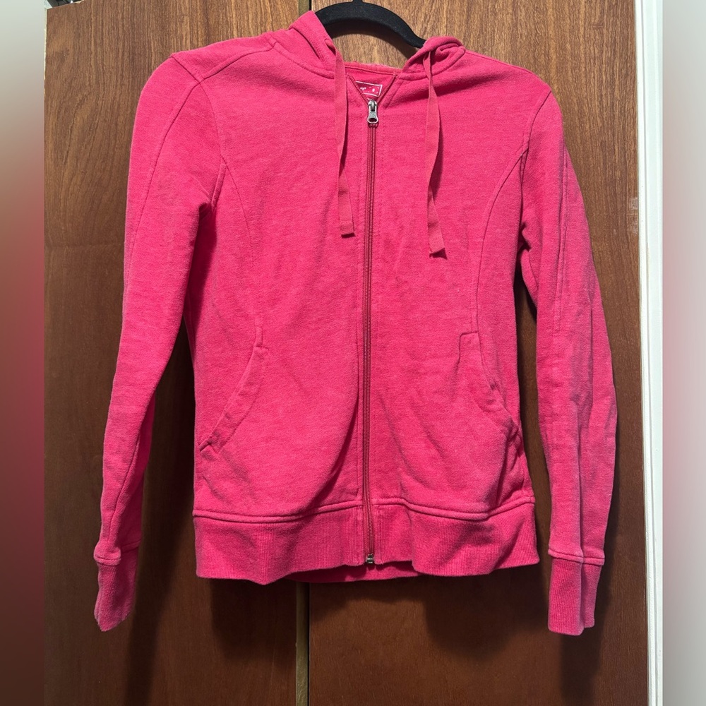 Women's TekGear Pink Zip-Up Hoodie